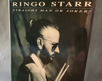 Ringo Starr Straight Man or Joker 1991 Hardcover with dust jacket