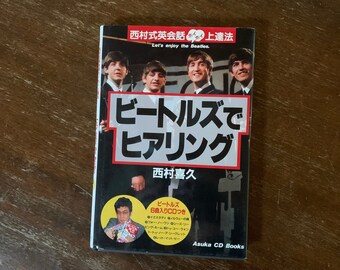 Let's Enjoy The Beatles 1989 Hardcover book Japanese language with mini CD