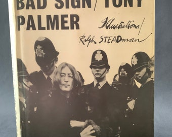 Born Under a Bad Sign Tony Palmer Illustrations by Ralph Steadman 1970 Hardcover with dust jacket ex-library