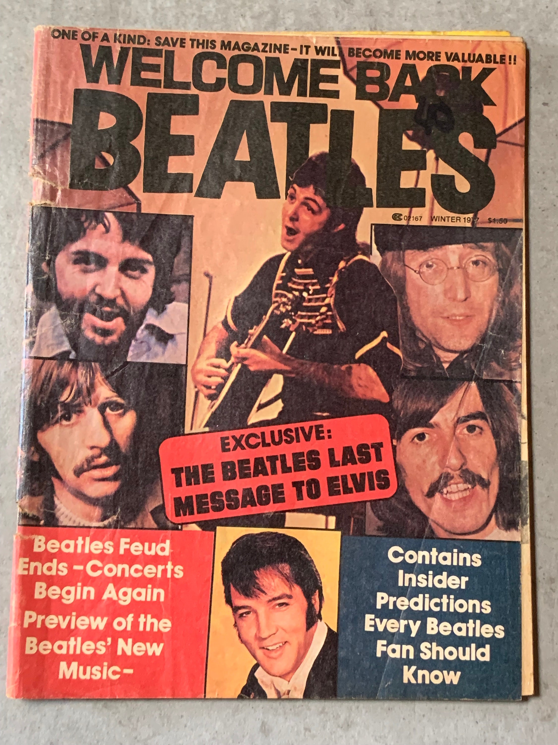 Welcome Back Beatles Magazine Winter 1977 66 pages full of images