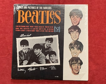 Reproduction of Songs and Picture of the Fabulous Beatles LP Vee Jay Records  VJ 1092