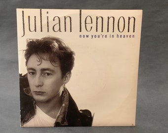 Julian Lennon Now You're In Heaven VS1154 Australia 1989 Virgin Records 7" vinyl 45rpm