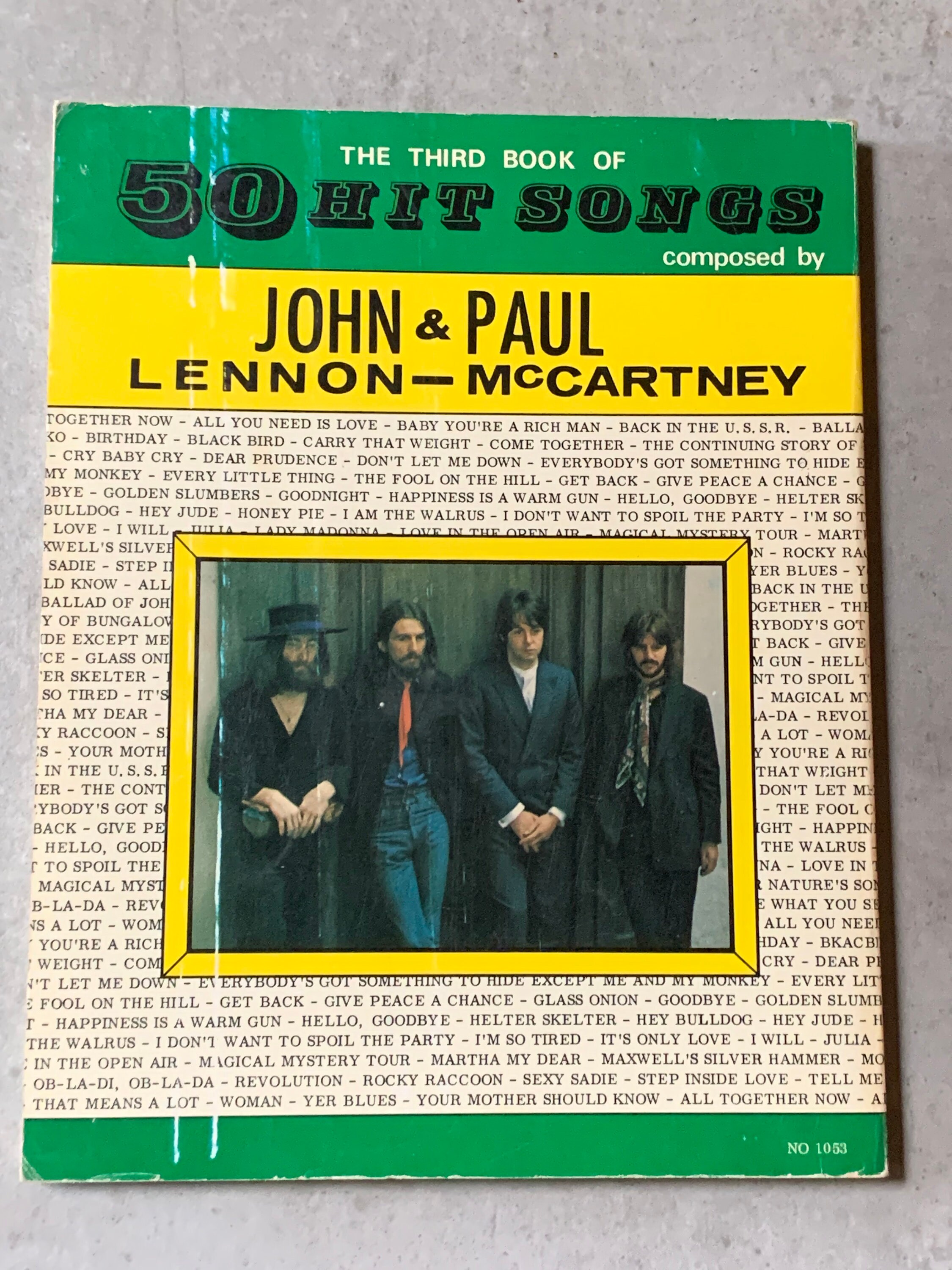 The Third Book Of 50 Hit Songs Composed By John Lennon And Etsy the-third-book-of-50-hit-songs-composed-by-john-lennon-and-etsy