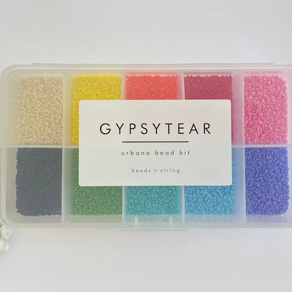 Luxe Bead Kit • Miyuki Delica Japanese Seed Beads 11/0 • Pinks • Blues • Classic Mix