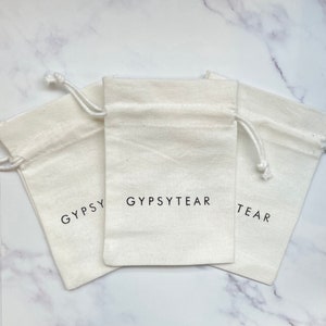 Cotton Jewellery Pouches • Gypsytear