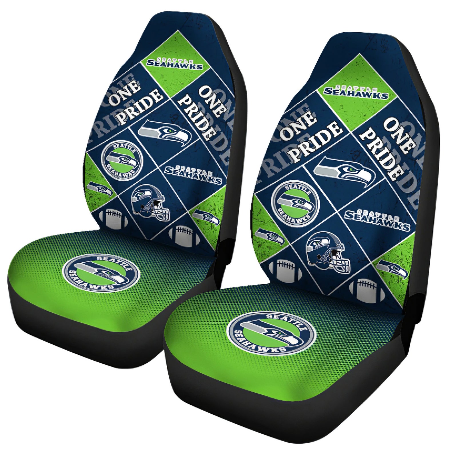 Pride Flag Seattle Seahawks Car Seat Covers Seattle Seahawks Etsy