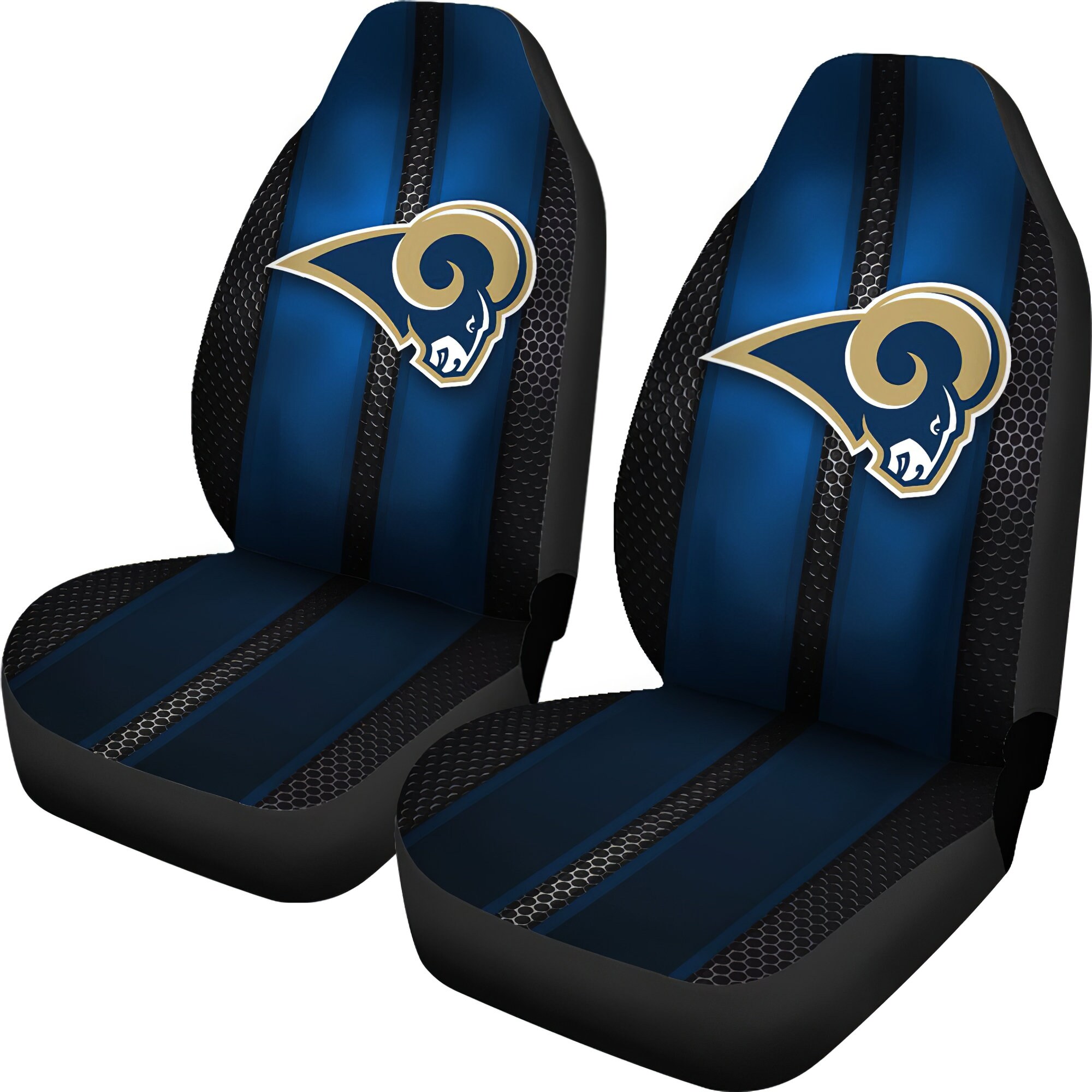 Incredible Line Pattern Los Angeles Rams Logo Car Seat Covers Etsy