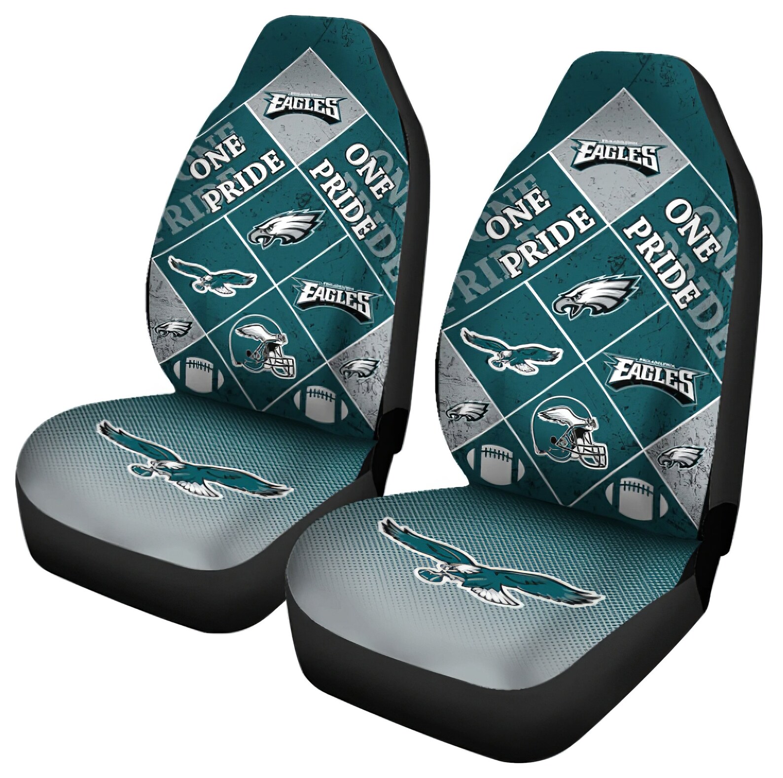 Pride Flag Philadelphia Eagles Car Seat Covers Philadelphia Etsy