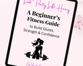 Beginner Glute Workout & Fitness Planner for Women – 5‑Day Training + Meal Prep + Nutrition Tracker | Digital PDF Instant Download