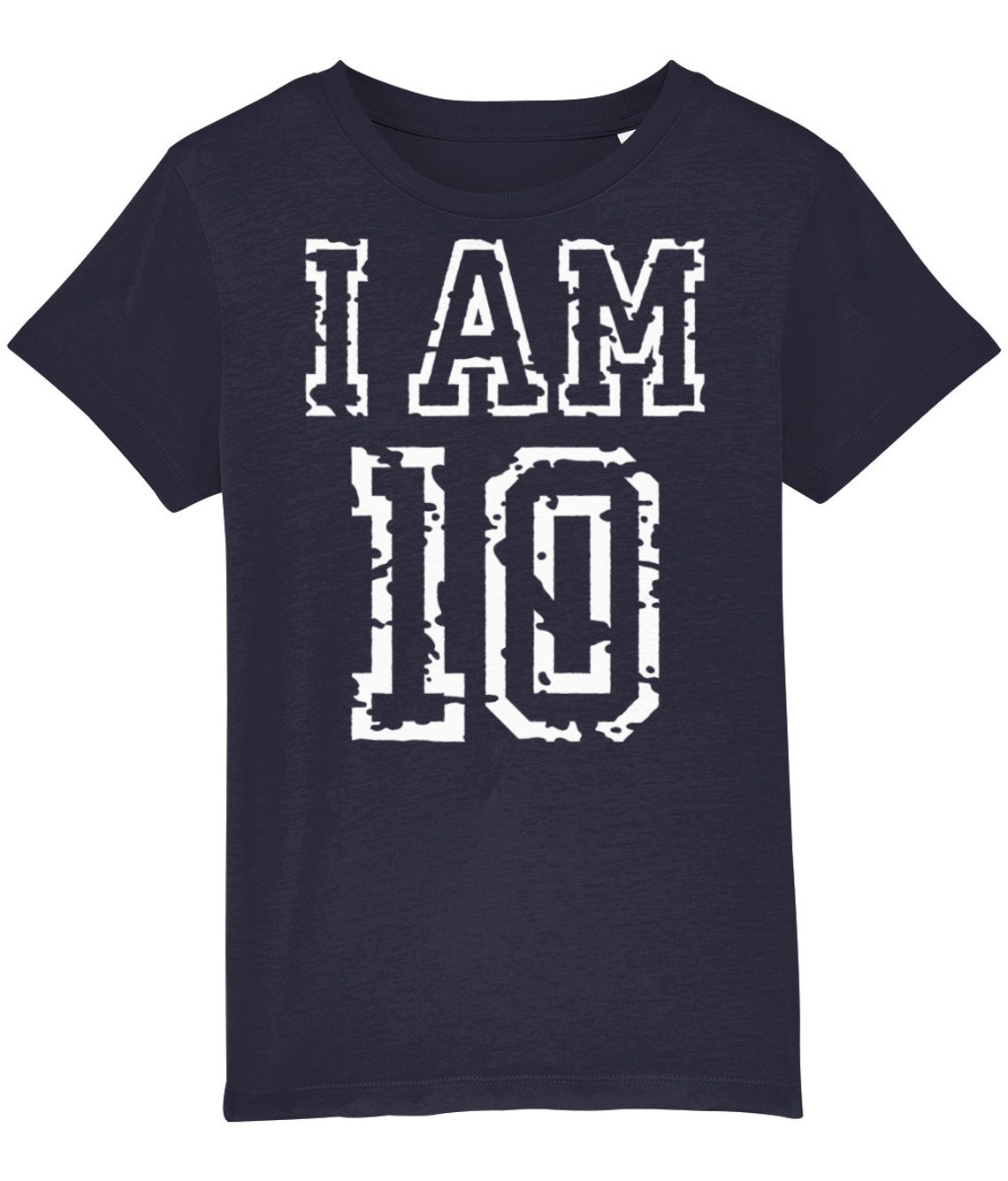 I Am 10 Tshirt Geburtstag Tshirt 10 Jahre alt Grunge Etsy.de