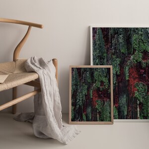 Moss Tree Scandinavian Wall Art - Digital Download - Printable and Scalable with Multiple Ratios - High Res JPG Files - Nordic - Boho