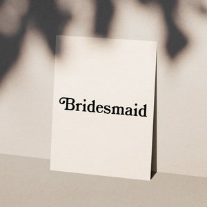 Bridesmaid Boho Wedding SVG Digital Download with Multiple File Types for Commercial Use and Cricut Cutout Bachelorette Products