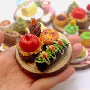 Aimants pour réfrigérateur, nourriture miniature, aimants décoratifs, aimants mignons, amateur de gâteaux, aimant à dessert, décoration de cuisine