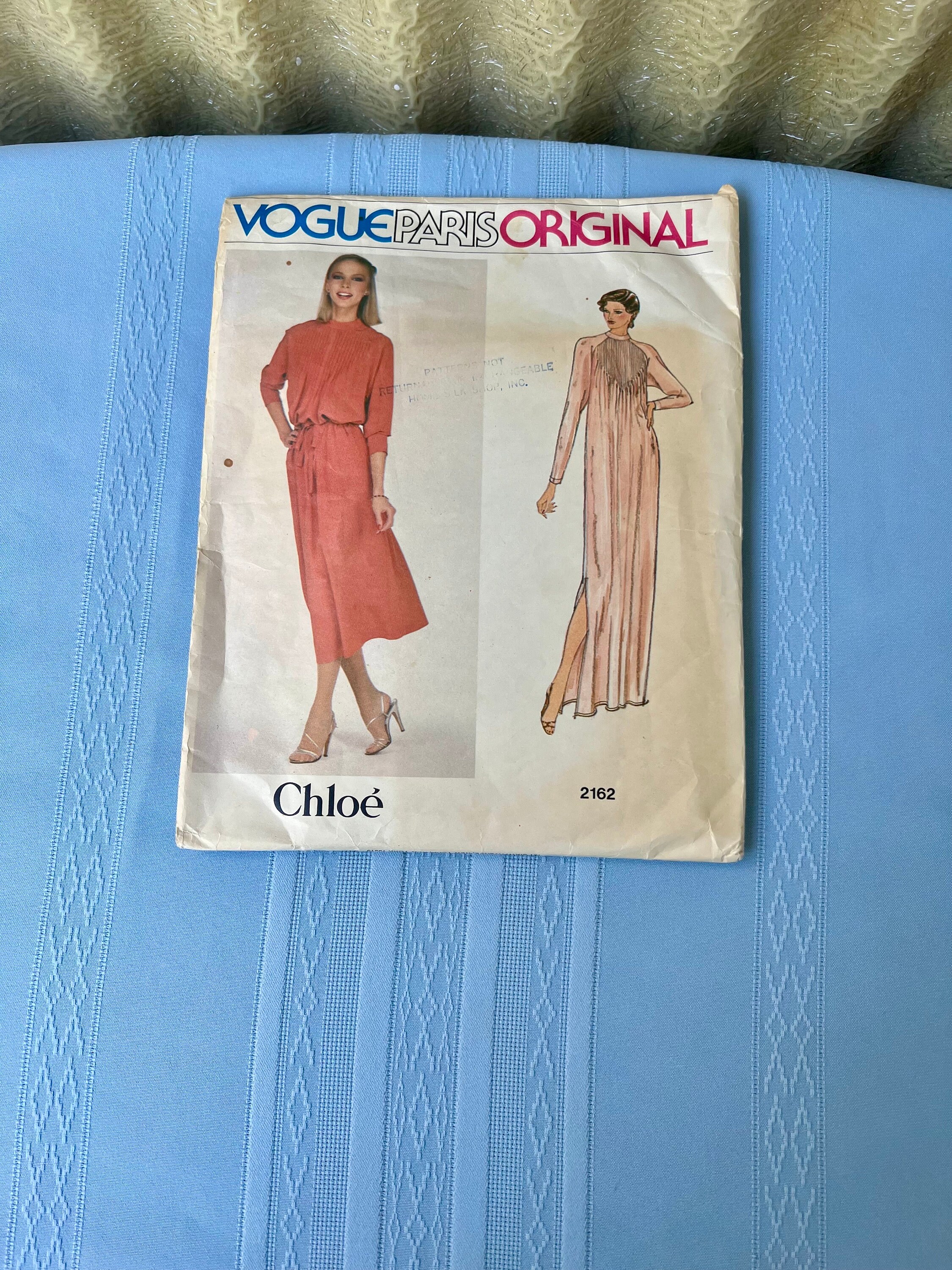 80s Miss Chloe チェック リネン ワンピース レトロ ビンテージ MISS CHLOE - 80s Miss Chloe チェック リネン ワンピース