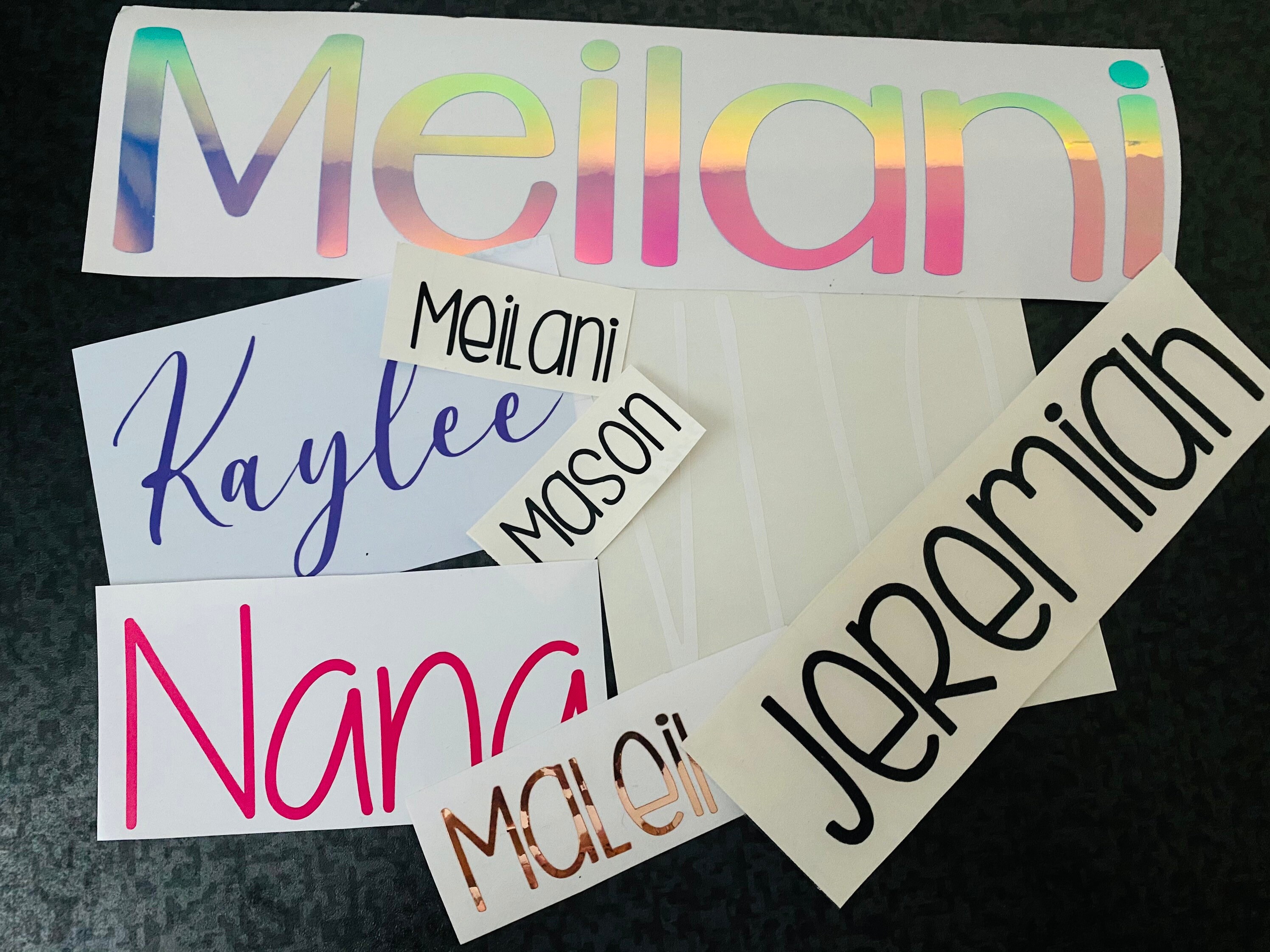 Custom name decal | Custom label decal | Name label | Personalized De…