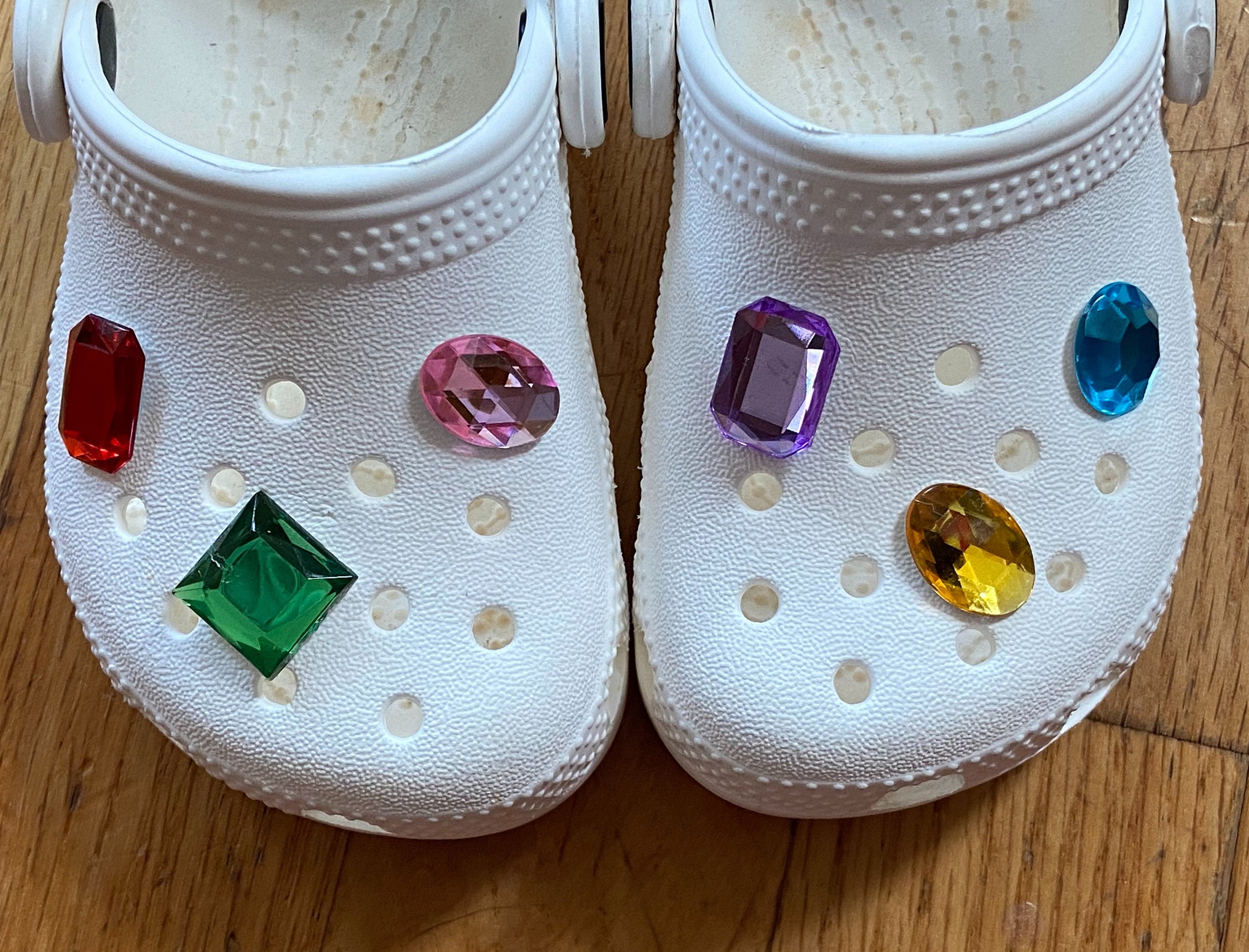 Jewel Croc Charms Etsy