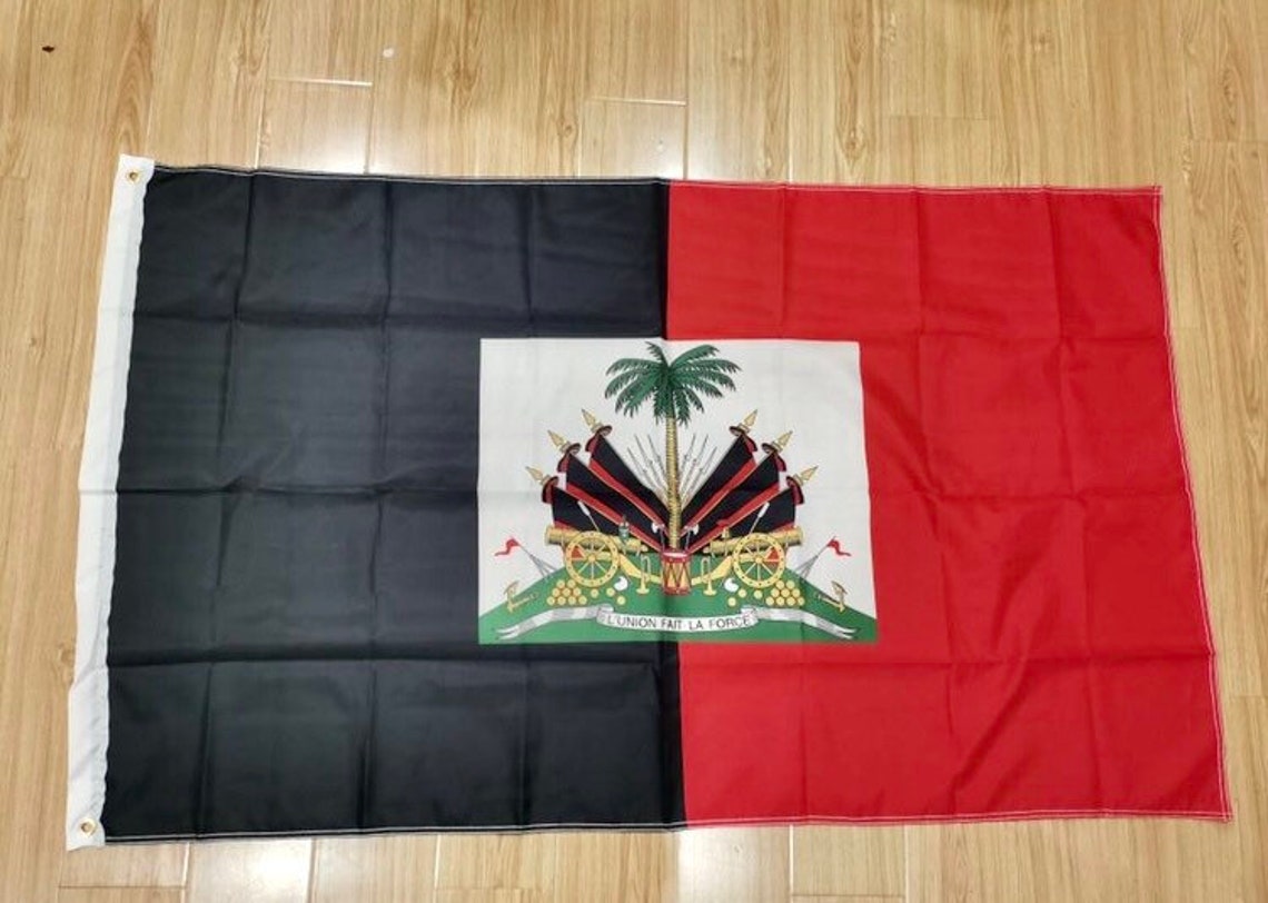 Haiti Black/Red 1964 Flag 3X5FT Etsy Haiti Black/Red 1964 Flag 3X5FT Etsy