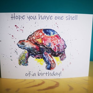 Carte Carte Danniversaire De Tortue Cest Votre Etsy Canada