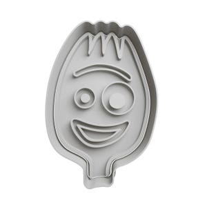 Forky Toy Cartoon Story Style Cookie Cutter, Unique 3D Printed Cartoon Fondant Cookie Cutter, Baking Crafts, Party Supplies (1 PC)