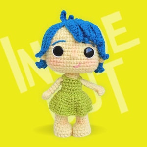 Joy Crochet Pattern, Amigurumi Pattern, PDF English pattern, Funko pop crochet