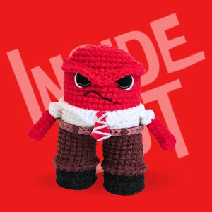 Anger Crochet Pattern, Amigurumi Pattern, PDF English pattern, Funko pop crochet
