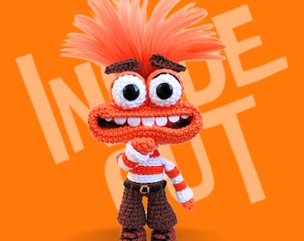Anxiety Amigurumi Crochet Pattern, Funko Pop Style (PDF)