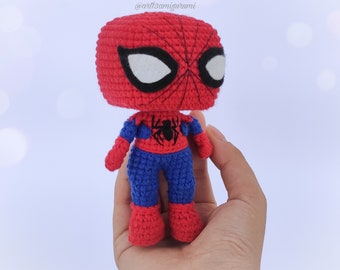 Wzór szydełkowy Spider-Mana, Funko Pop Amigurumi (PDF)
