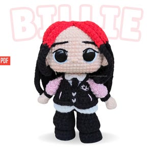 Billie Crochet Pattern | Singer Amigurumi Pattern | PDF English | Funko pop Crochet