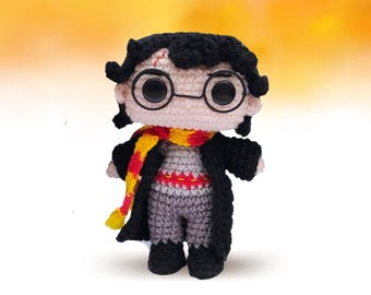 Padrão de boneca de crochê amigurumi de bruxas e bruxos - 5 padrões em PDF (inglês)