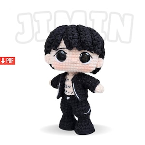 Jimin - Crochet Pattern BTS, Pattern K-Pop Amigurumi PDF