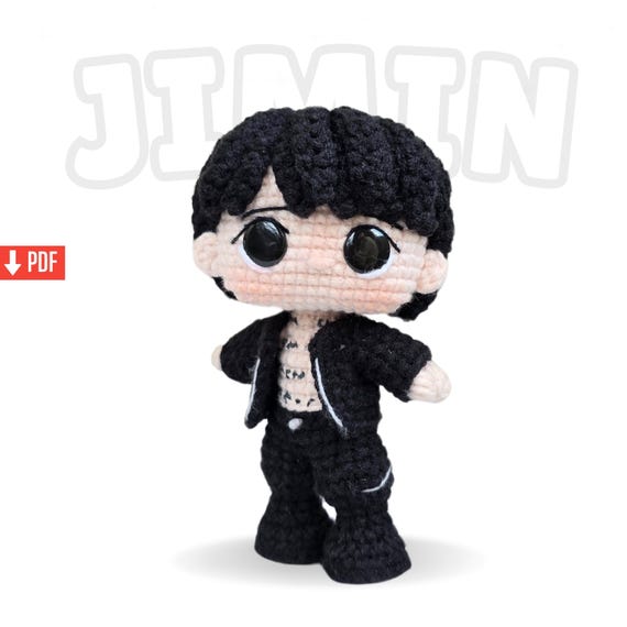 Jimin - Crochet Pattern, Pattern K-pop Amigurumi PDF - Etsy
