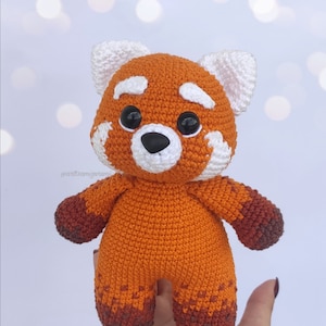 Roter Panda Häkelanleitung / Amigurumi Anleitung