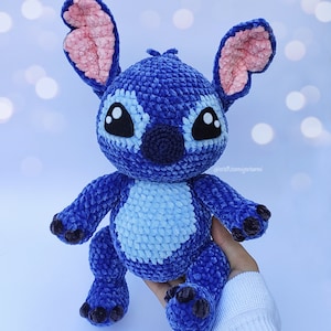 Crochet pattern Stitch - Stitch amigurumi toy pattern - Heart Pattern