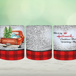 Diseño de sublimación de taza navideña de Hallmark (descarga digital)