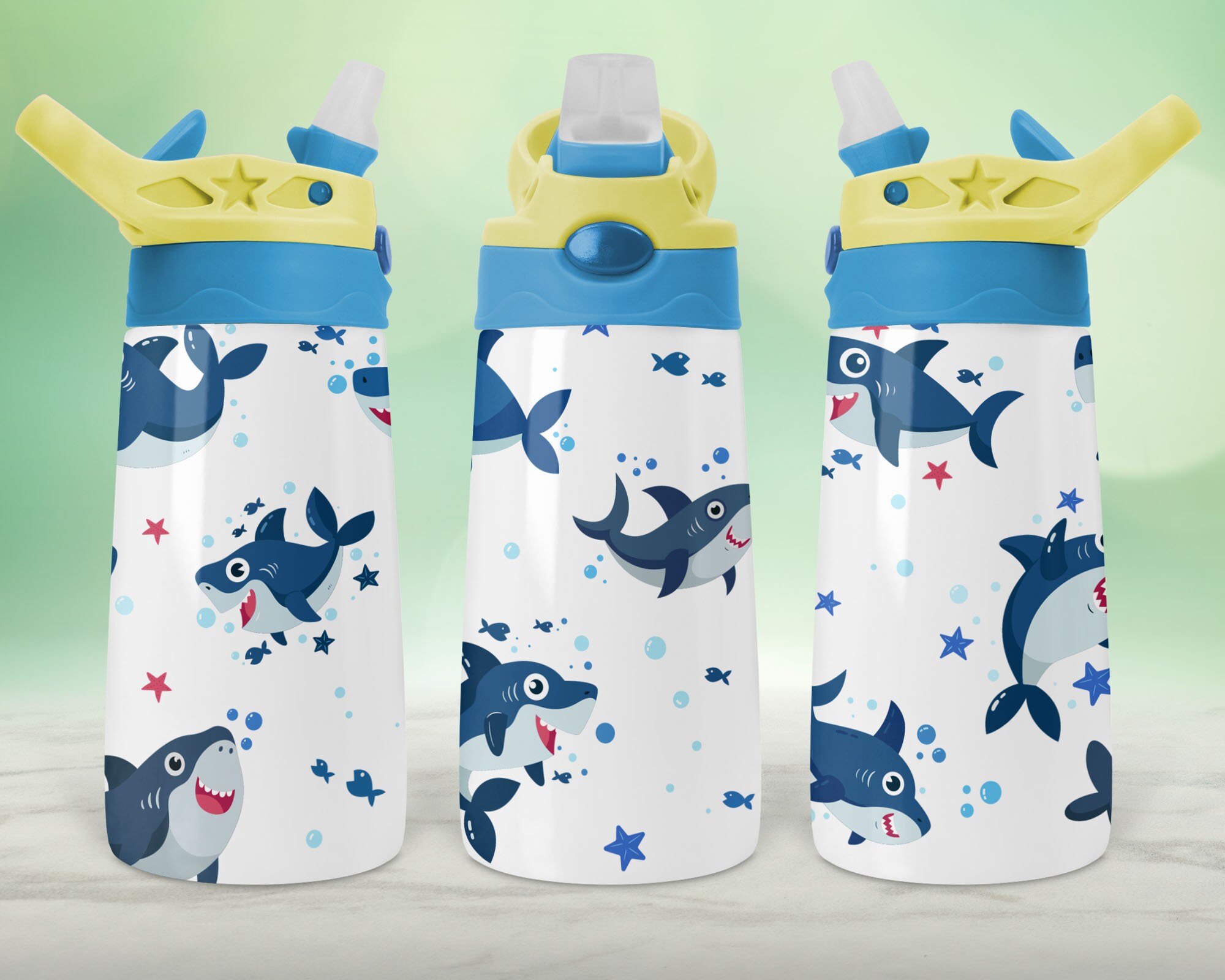 Kids Flip Top Water Bottle Sublimation Design, Pop It, Don't Mind