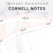 SIMPLE Cornell Notes Method Paper Student Note Template Dot Grid Lined ...