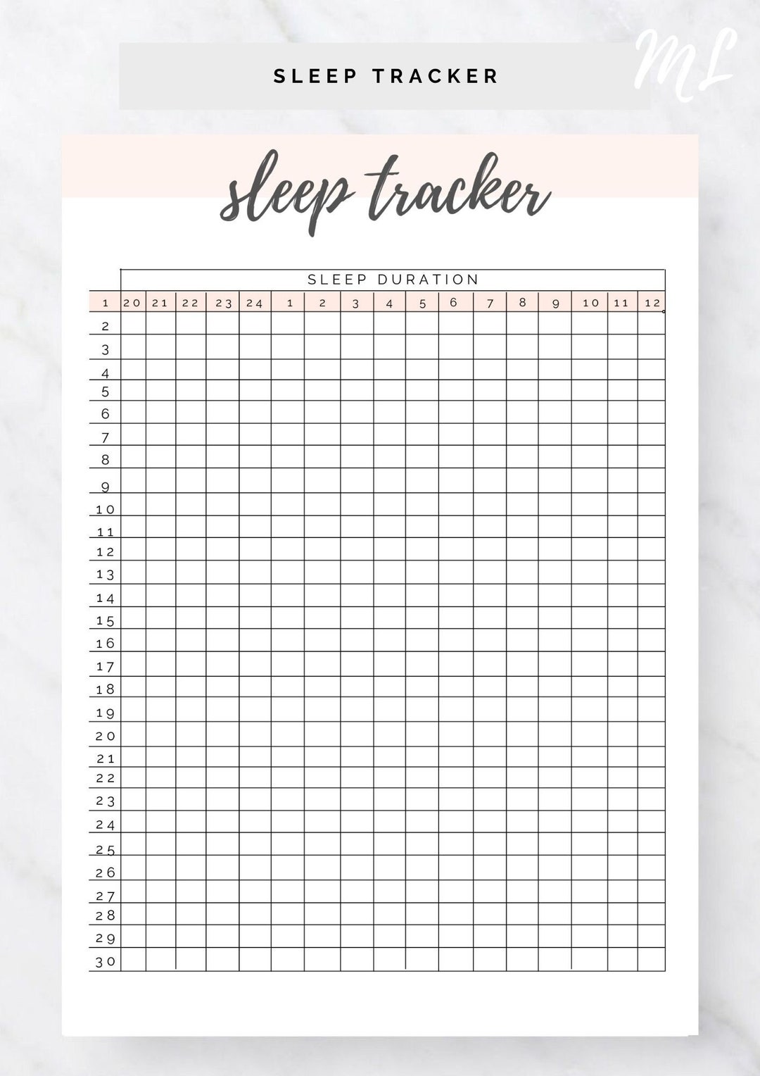 sleep-tracker-printable-sleeping-log-sleep-journal-self-care-chart