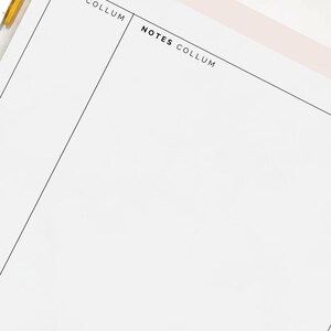 SIMPLE Cornell Notes Method Paper Student Note Template Dot Grid Lined ...