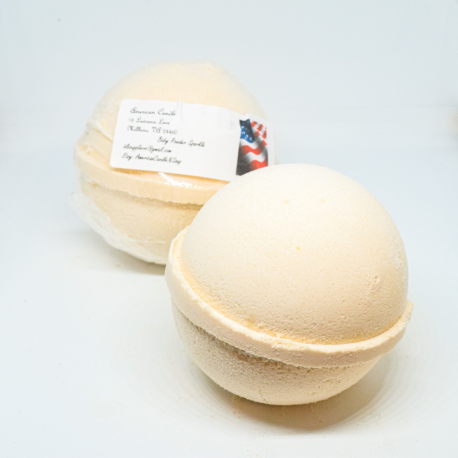 Fresh Baby Powder Bath Bomb Etsy