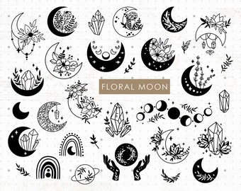 Free Free 163 Flower Moon Svg SVG PNG EPS DXF File
