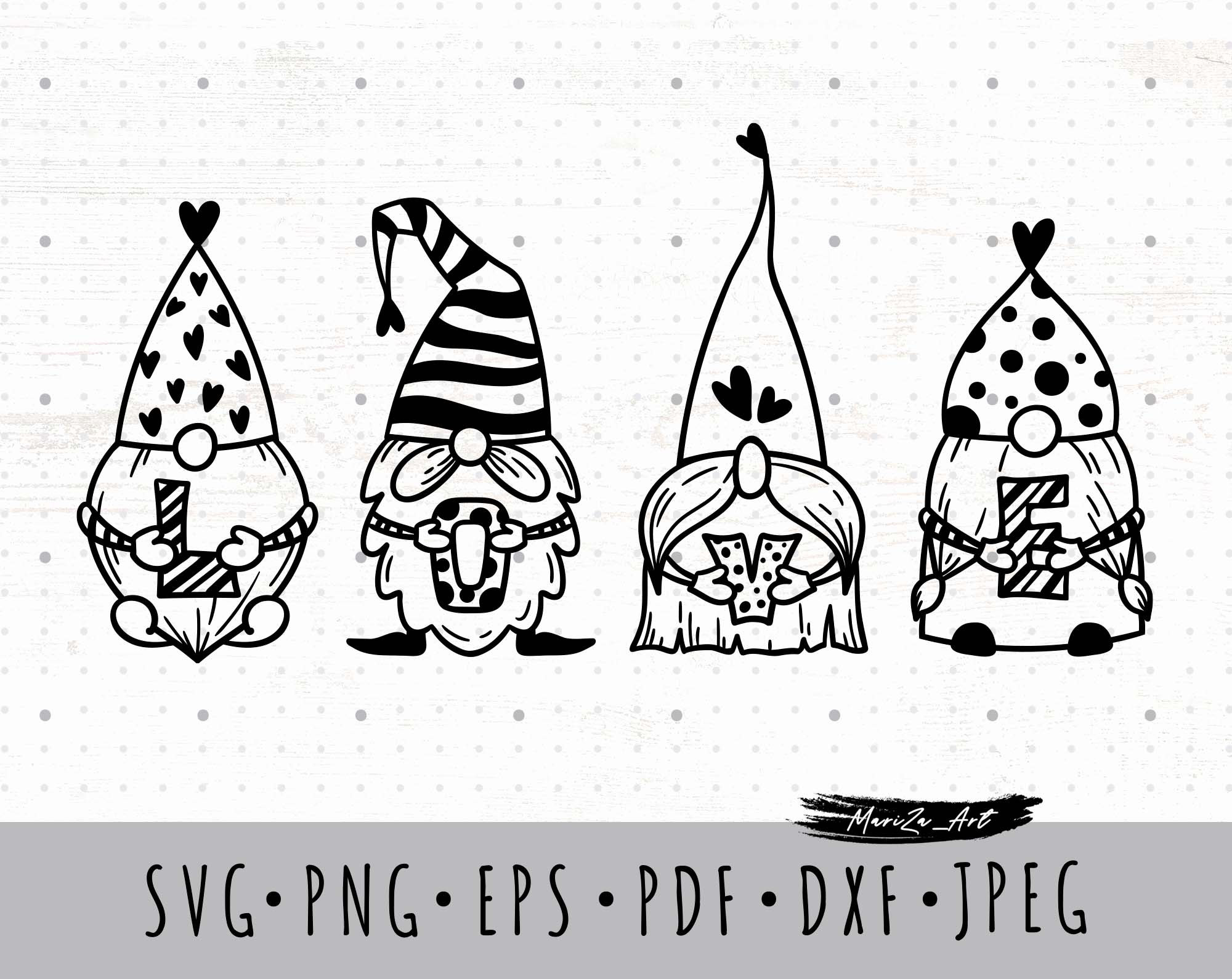 Paper, Party & Kids Scrapbooking Cute garden gnome svg Gnome clipart ...