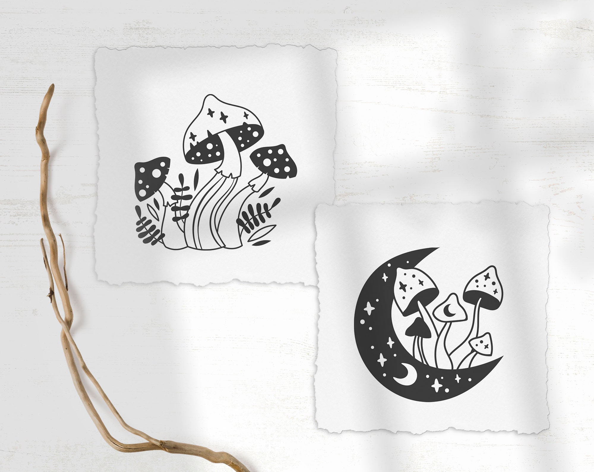 Magic Mushroom SVG bundle Floral Mushroom Png clipart | Etsy