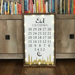 Eid Countdown Eid Calendar Eid Countdown Calendar Etsy