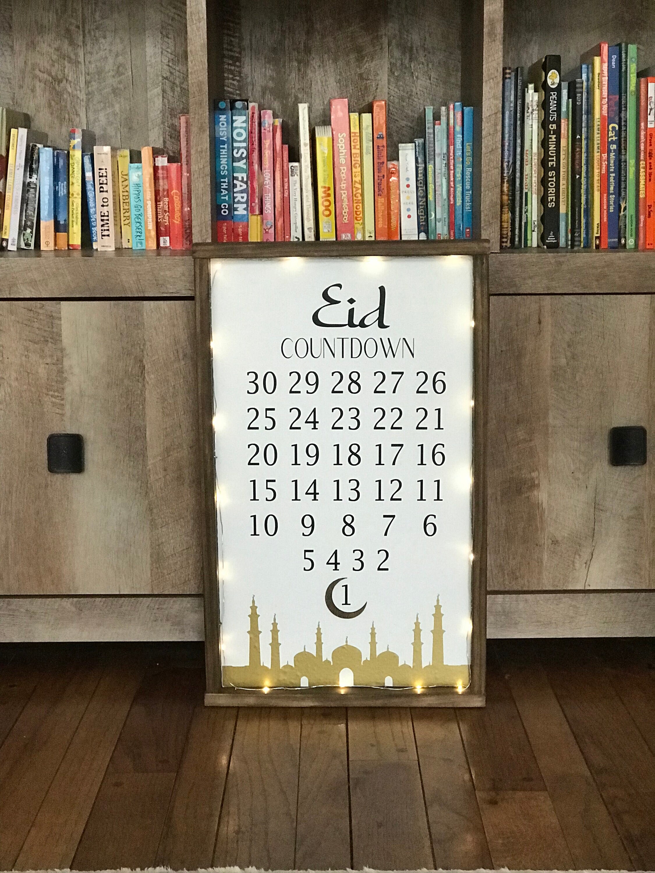 Eid Countdown Eid Calendar Eid Countdown Calendar Etsy