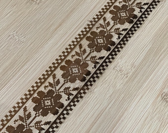 Engraved 13” Palestine Tatreez Lazy Susan - Palestine gift - Charcuterie lazy Susan - Tatreez