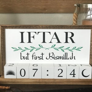 Ramadan countdown - Ramadan calendar - Iftar time - Ramadan Iftar - is it iftar yet? - Ramadan decor - Ramadan countdown