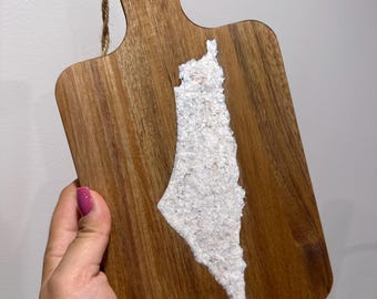 Mother Pearl Inlay Cutting Board | Palestine Cutting Board | Palestine decor | Palestine gift | Custom country cutting board