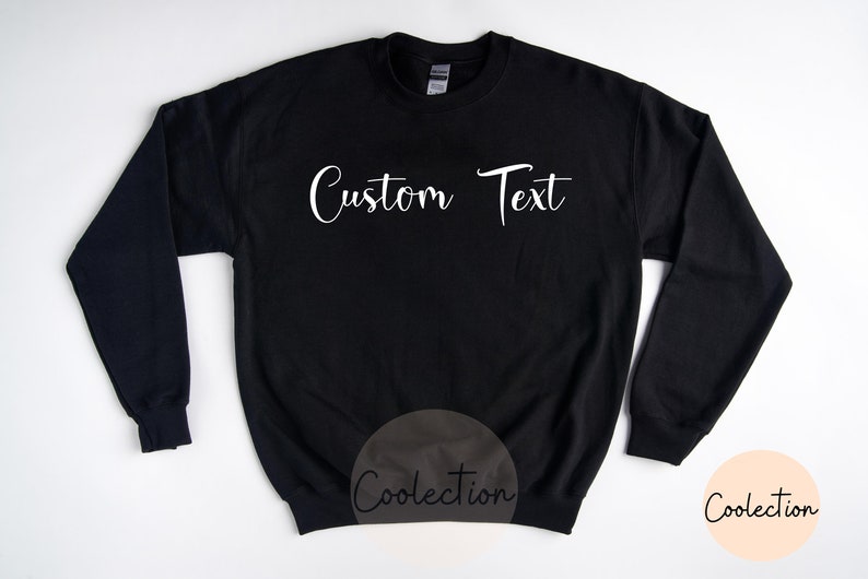 Personalized Sweatshirt Custom Design Sweatshirt Oversized - Etsy