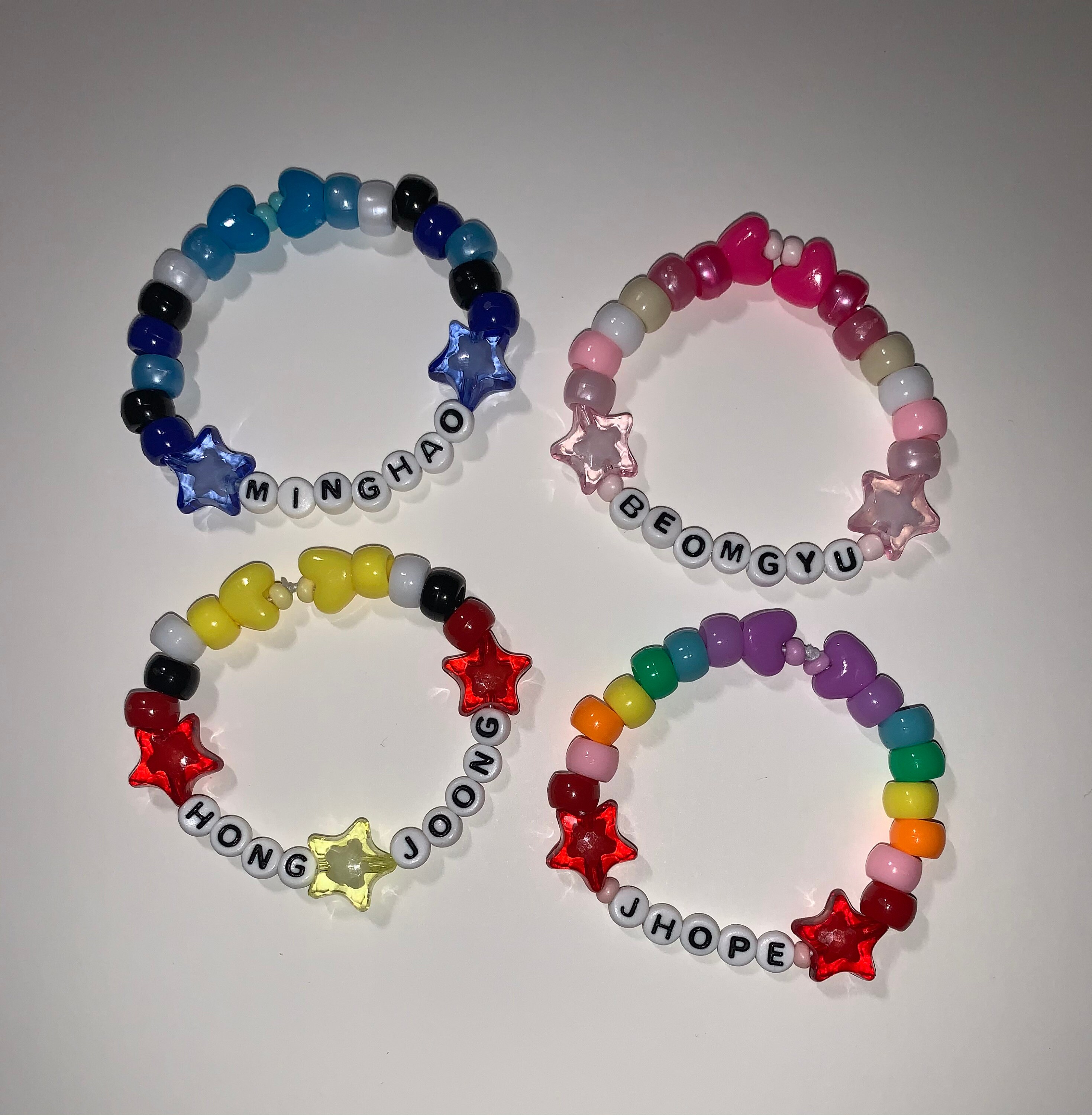 Custom Kpop Beaded Bracelet Etsy