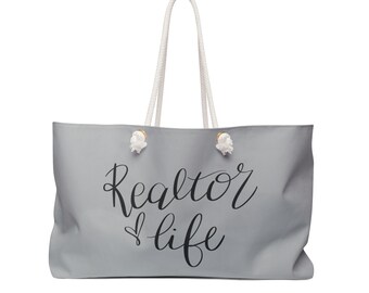 Realtor Weekender Bag, realtor bag, realtor gifts, unique gifts, weekender bag
